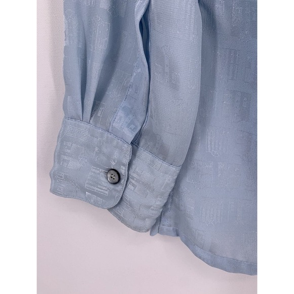 Vintage 70's Wayne Rogers Disco Polyester Shirt Size S/M - Picture 5 of 10